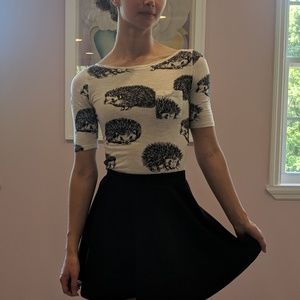 Hedgehog 1/4 sleeve fitted shirt